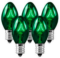 C7 Bulbs Green