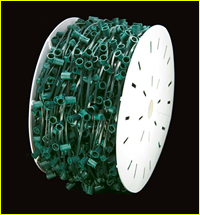 1000' C7 Chord Spool (Green Wire)