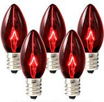 C9 Bulbs Red